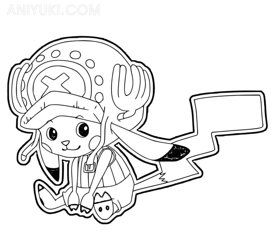 Desenhos de Tony Tony Chopper Para Colorir 31