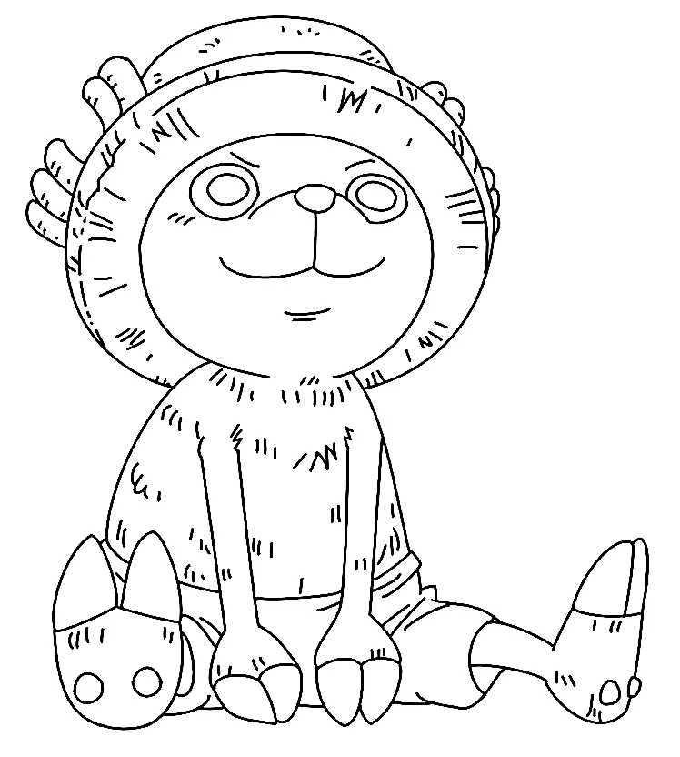 Desenhos de Tony Tony Chopper Para Colorir 37