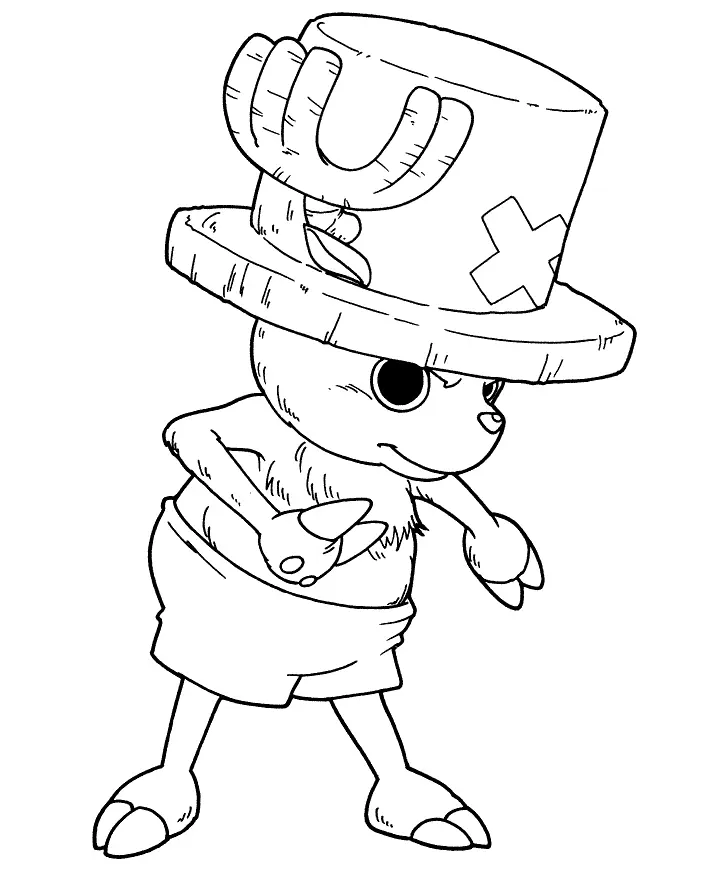 Desenhos de Tony Tony Chopper Para Colorir 44