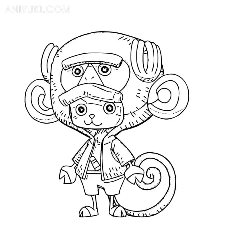 Desenhos de Tony Tony Chopper Para Colorir 47