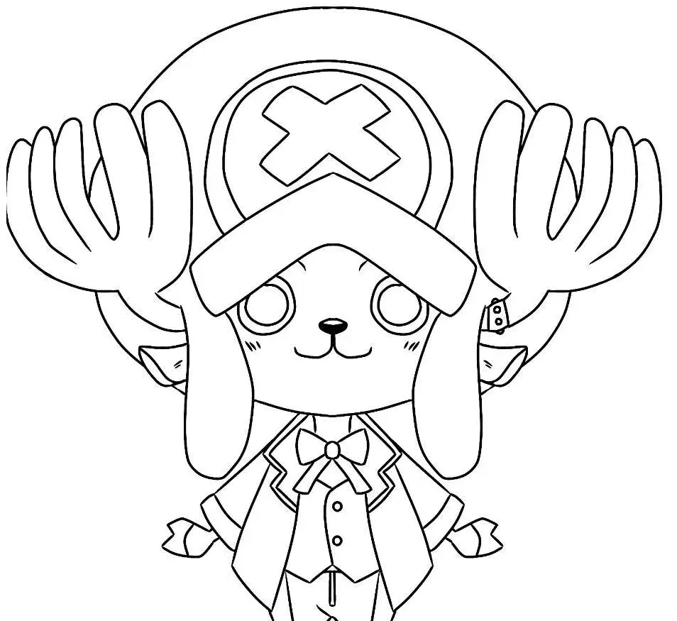 Desenhos de Tony Tony Chopper Para Colorir 9