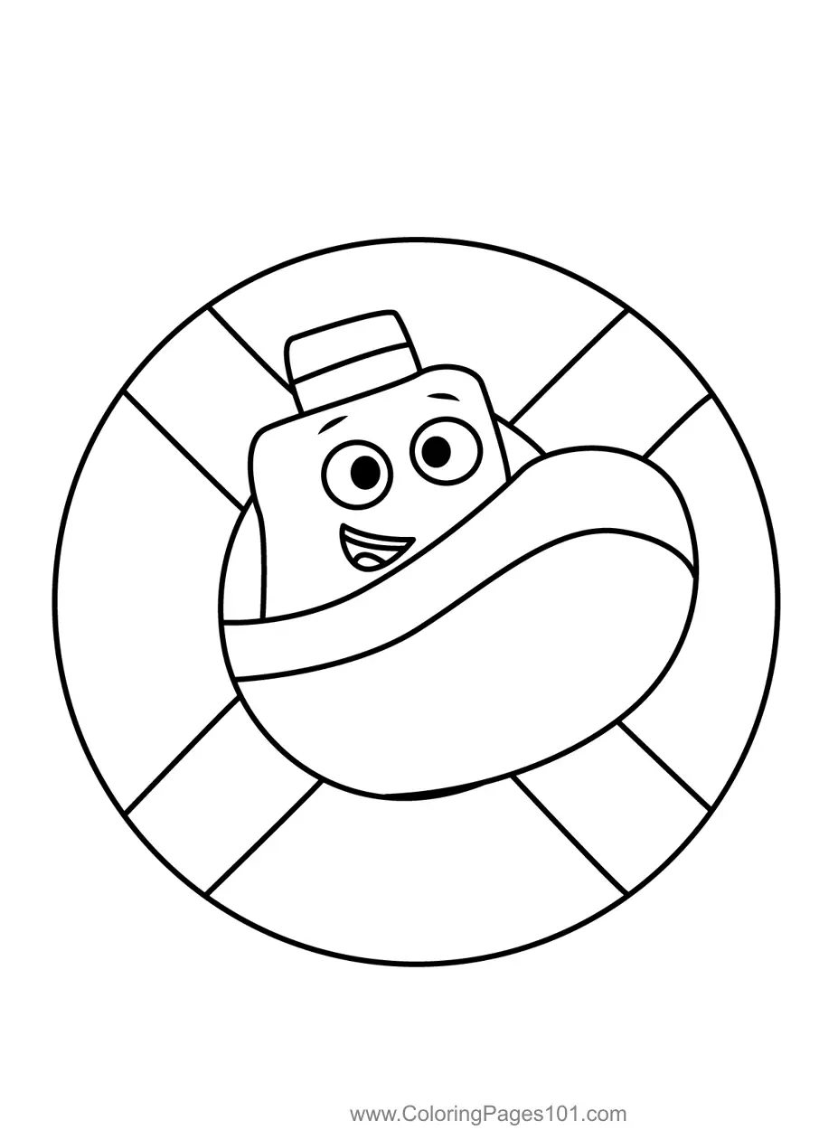 Toot the Tiny Tugboat Ausmalbilder