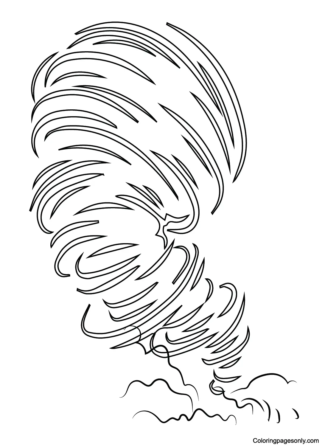 Desenhos de Tornado Para Colorir 5