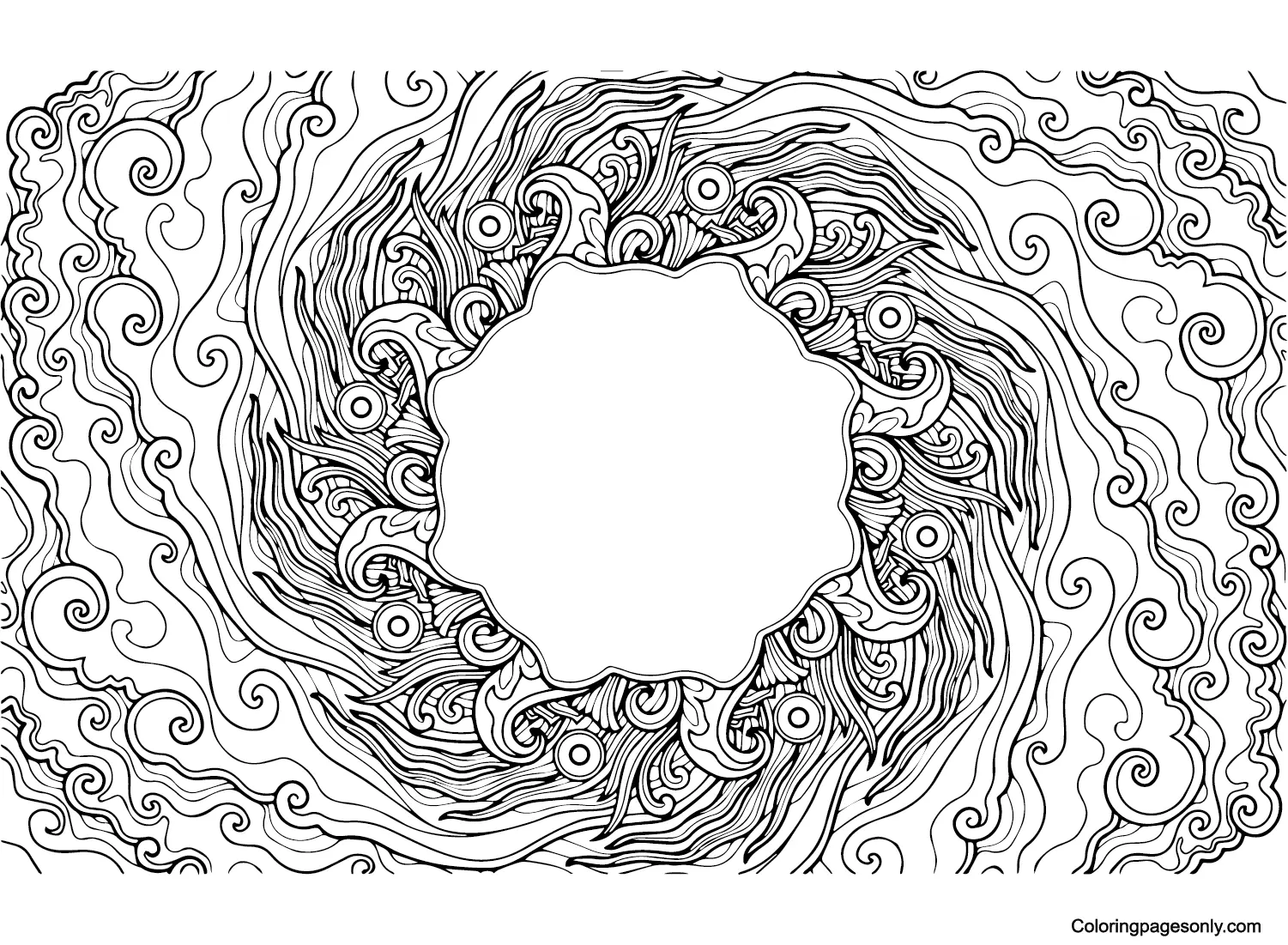 Desenhos de Tornado Para Colorir 6