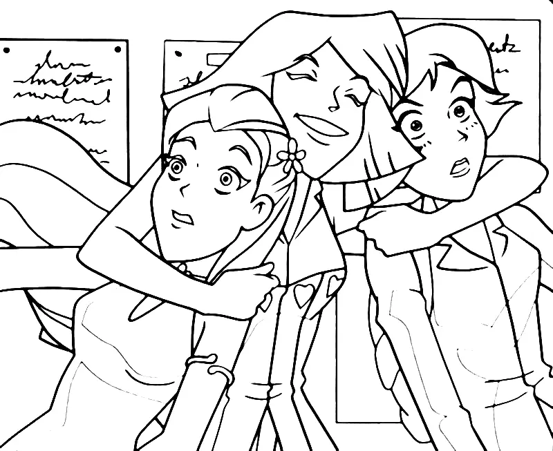 Totally Spies Coloring Pages 50