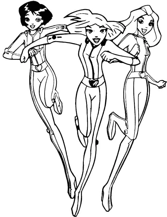 Totally Spies Coloring Pages 55