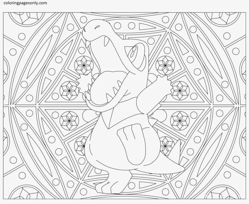 Totodile Coloring Pages 26