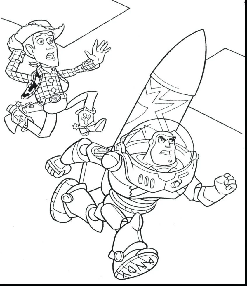 Desenhos de Toy Story 4 Para Colorir 51