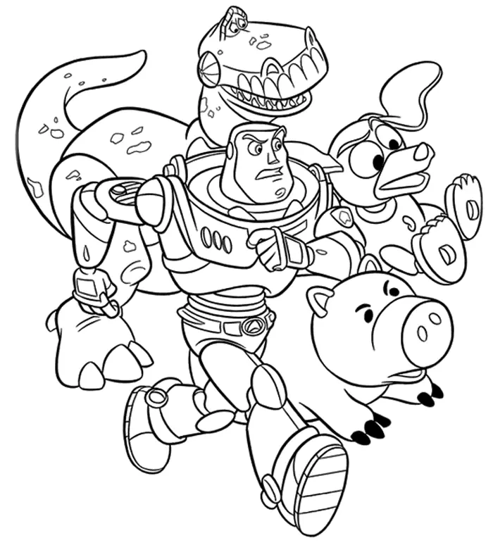 Desenhos de Toy Story 4 Para Colorir 59