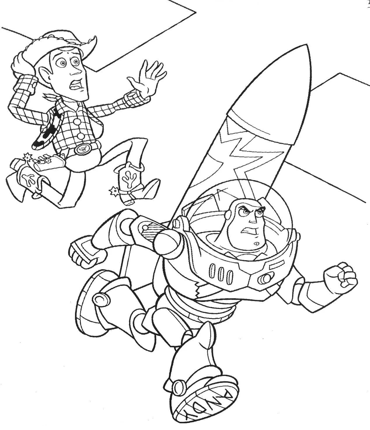 Desenhos de Toy Story 4 Para Colorir 61