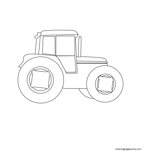 Tractor Coloring Pages 10