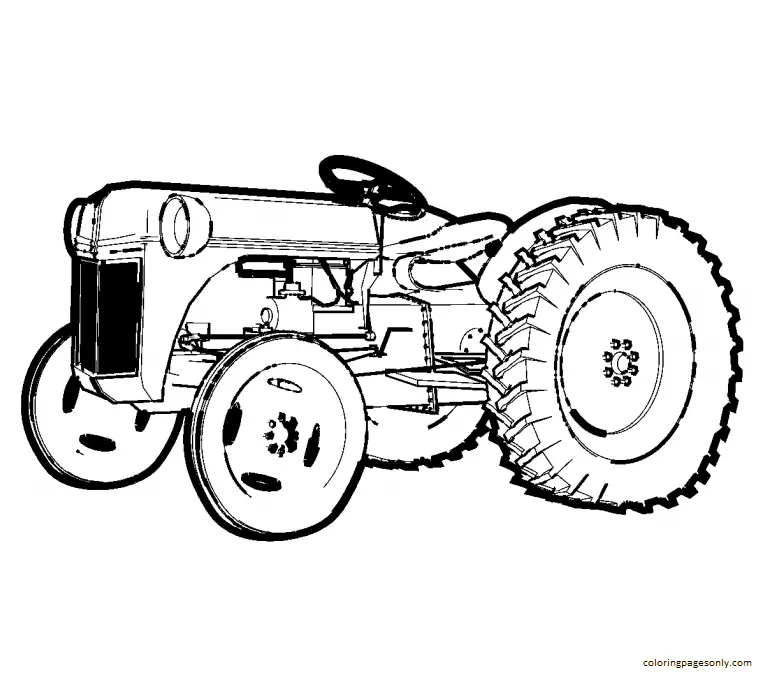 Tractor Coloring Pages 14