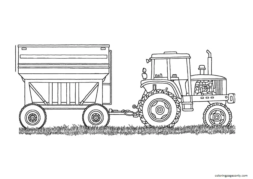 Tractor Coloring Pages 17