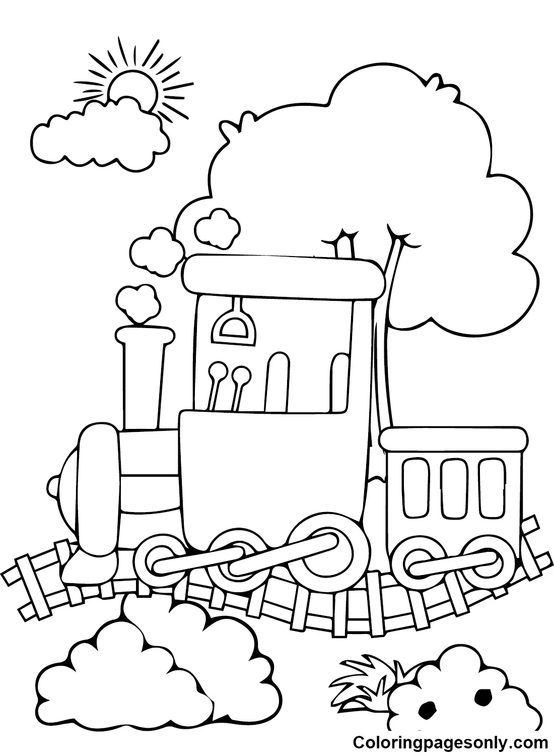 Desenhos de Train Para Colorir 55