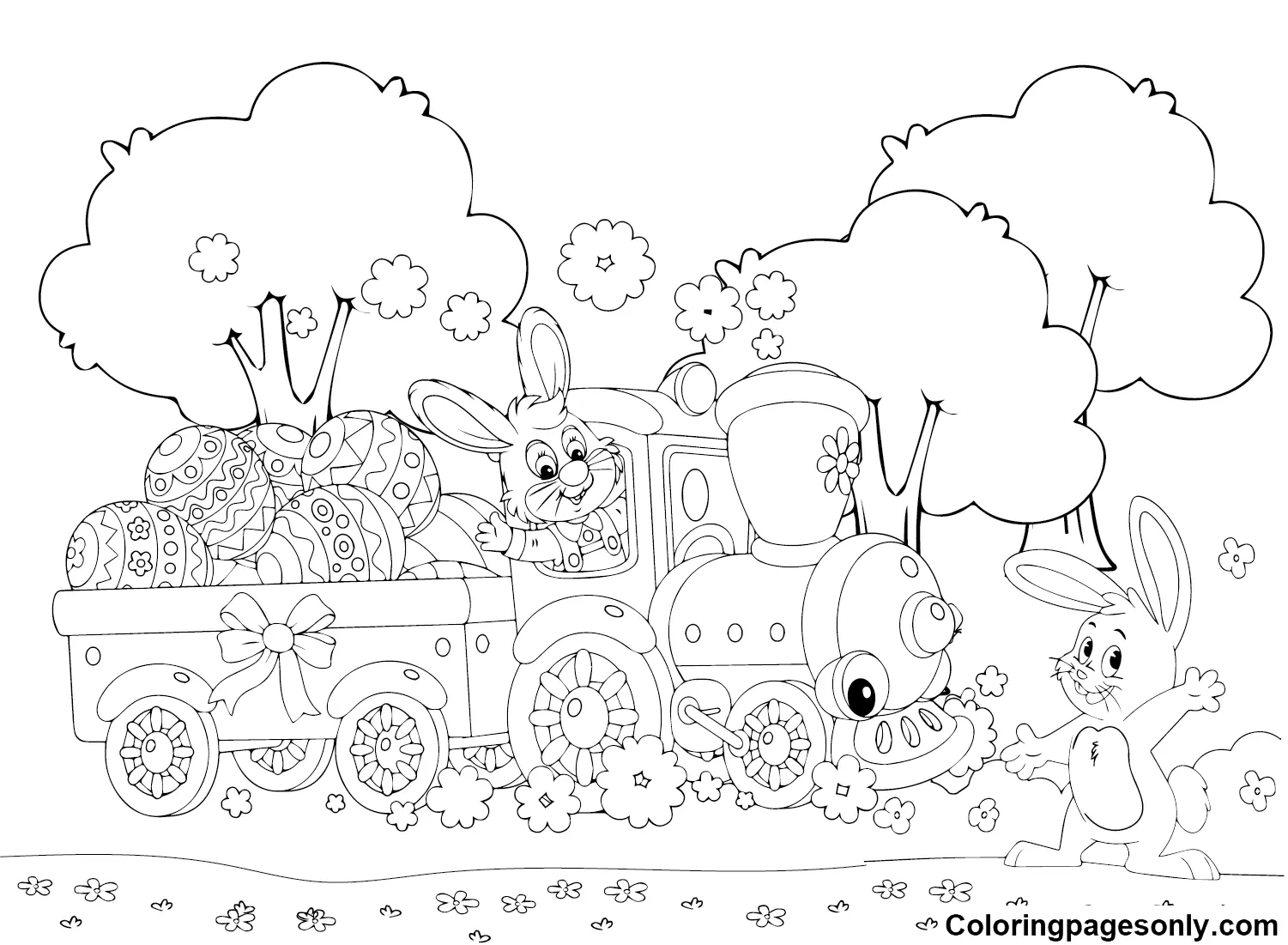 Desenhos de Train Para Colorir 61