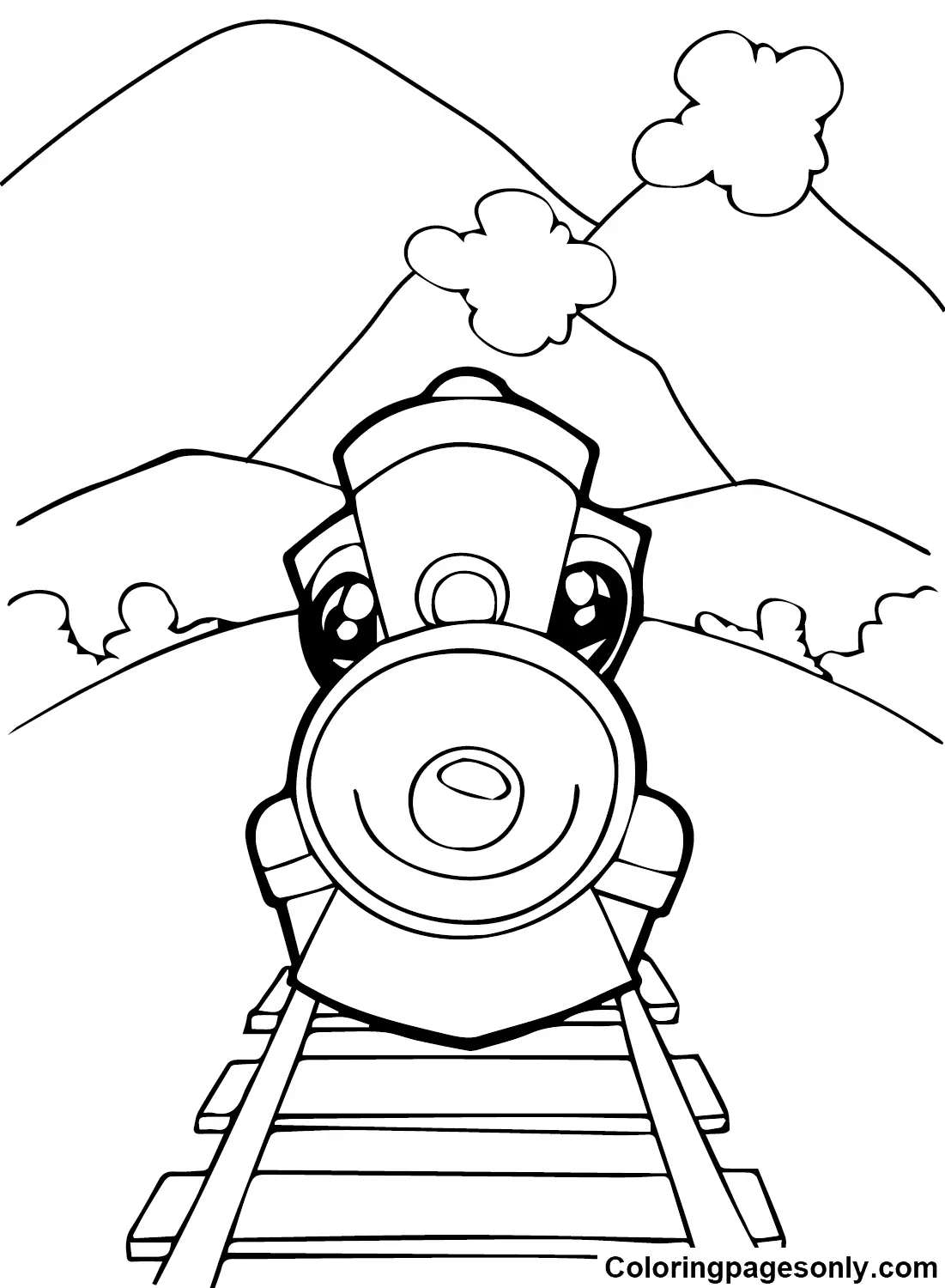 Trenes Para Colorear 63