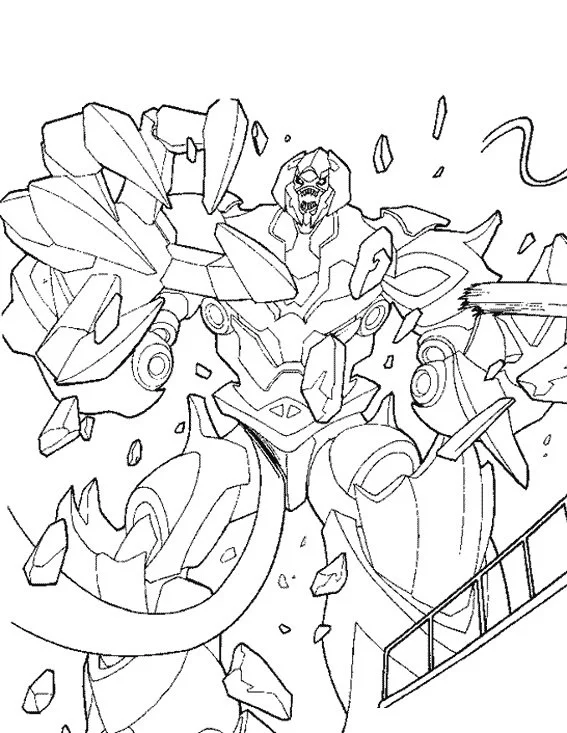 Transformers Coloring Pages 100