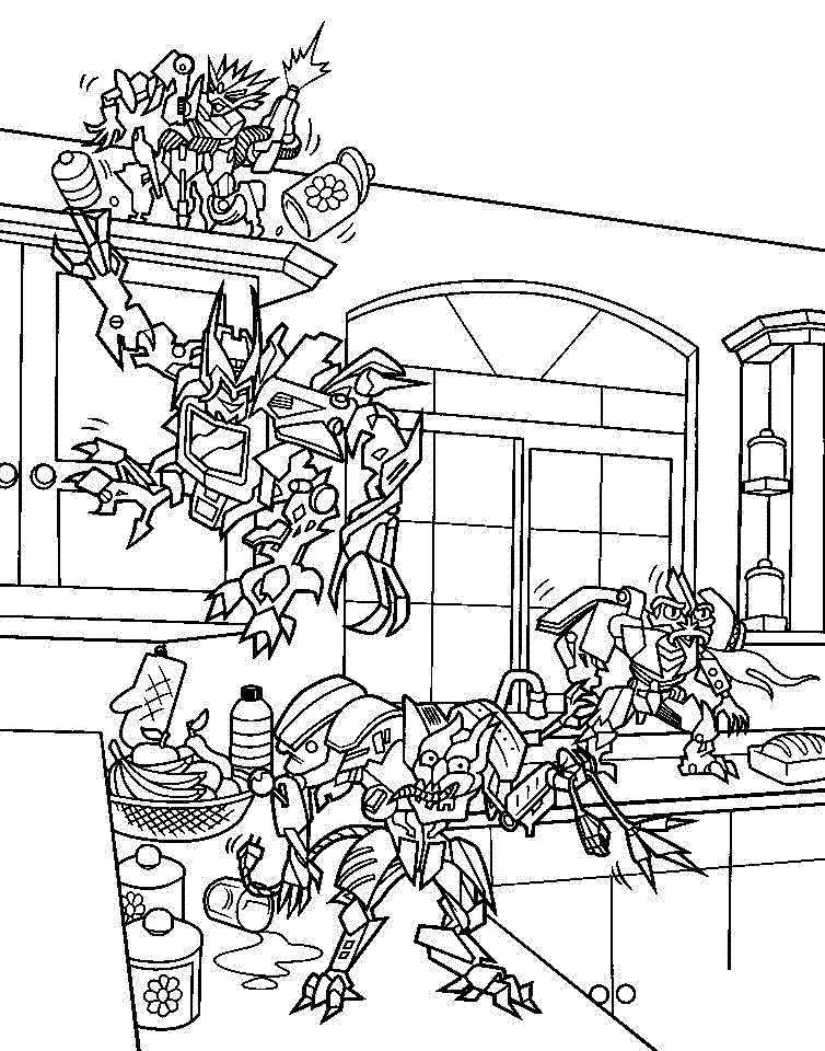 Transformers Para Colorear 104