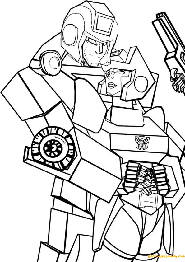 Transformers Para Colorear 107