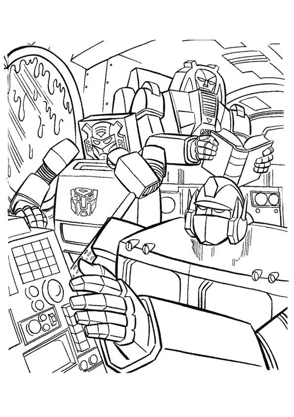 Transformers Para Colorear 114