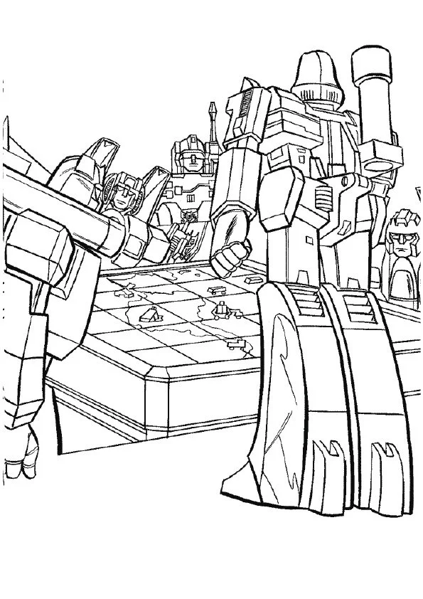 Transformers Para Colorear 117