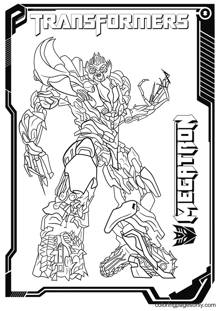 Transformers Coloring Pages 129