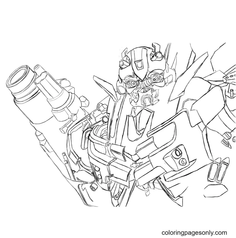 Transformers Para Colorear 134