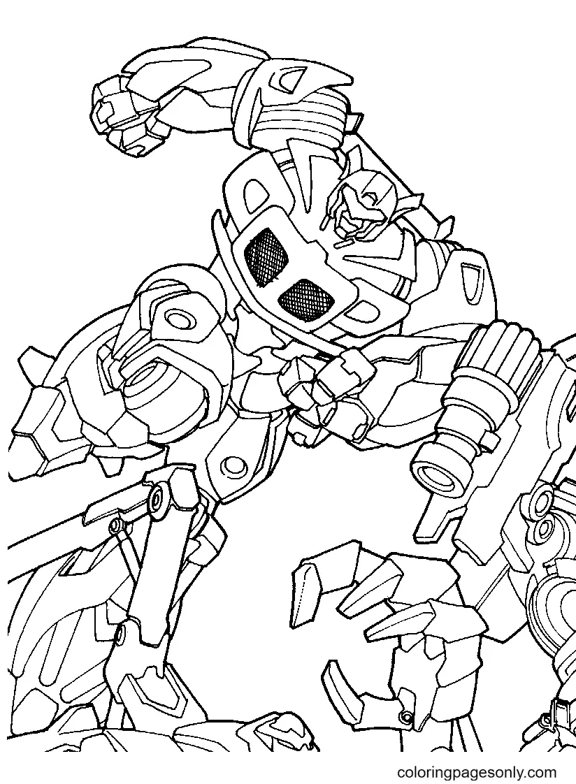 Transformers Para Colorear 149