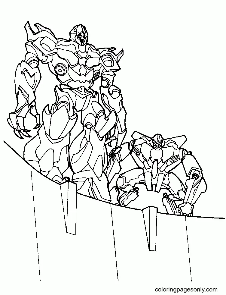 Desenhos de Transformers Para Colorir