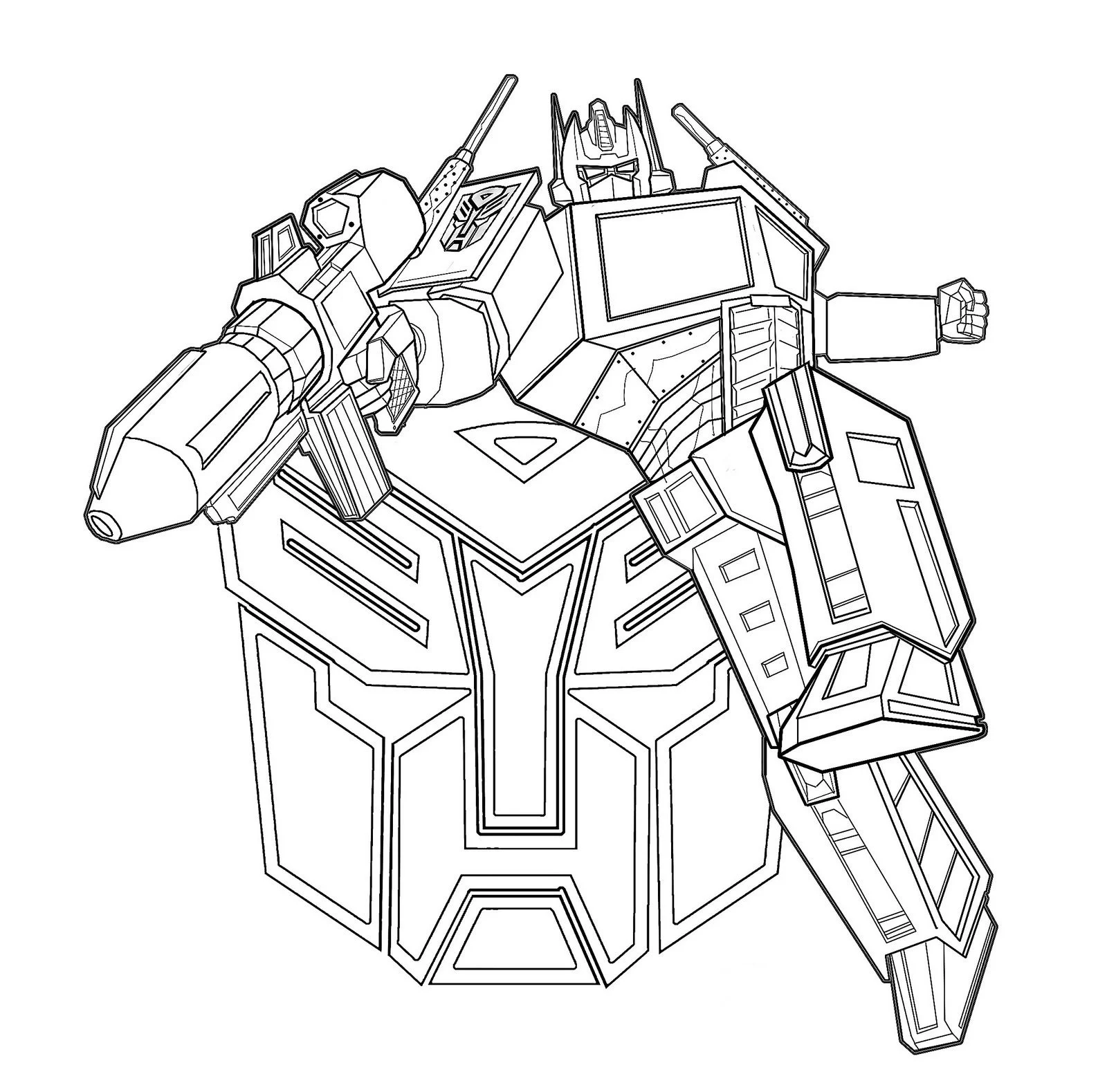 Transformers Para Colorear 50