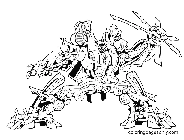 Transformers Para Colorear 55