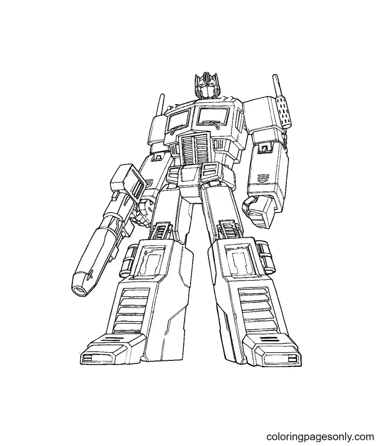 Transformers Para Colorear 59