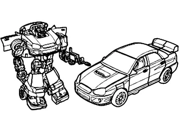 Transformers Para Colorear 66