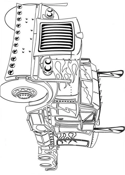 Transformers Para Colorear 73