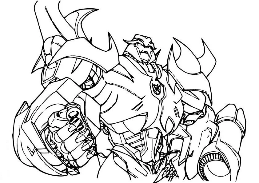 Transformers Para Colorear 77