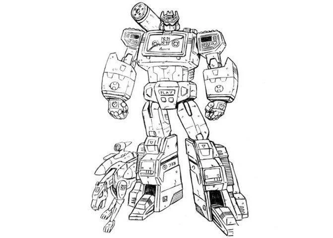 Transformers Para Colorear 84