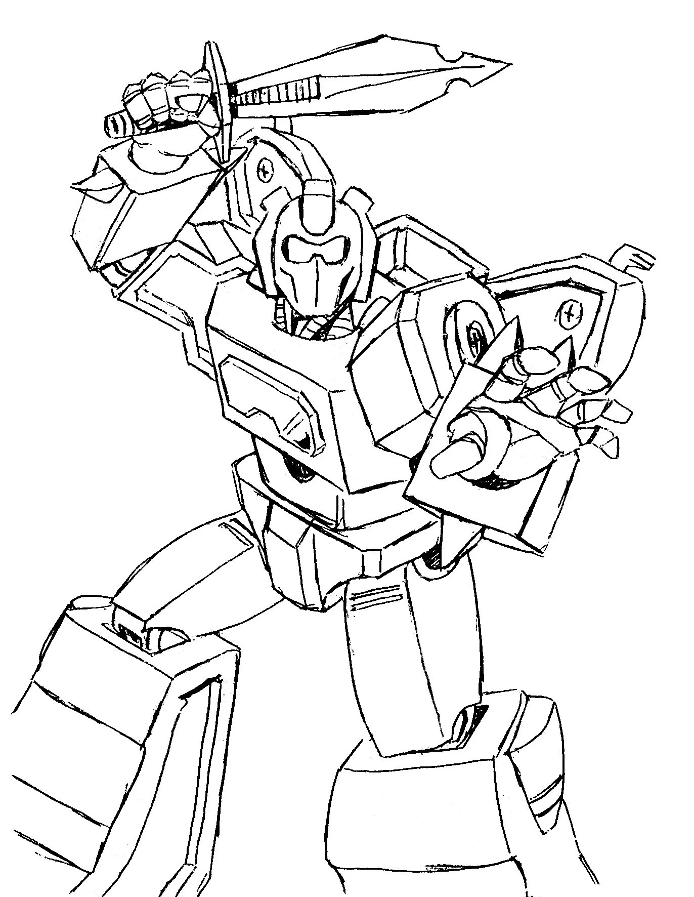 Transformers Para Colorear 88