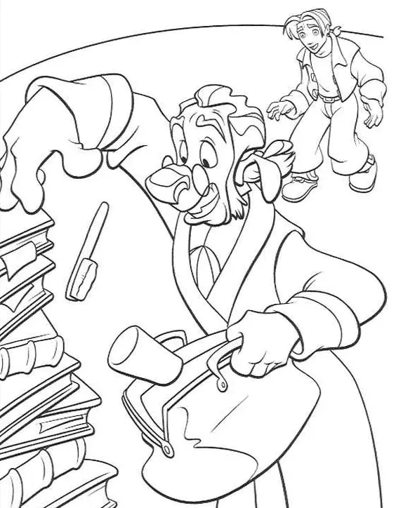 Treasure Planet Coloring Pages 17