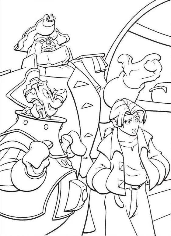 Treasure Planet Coloring Pages 2