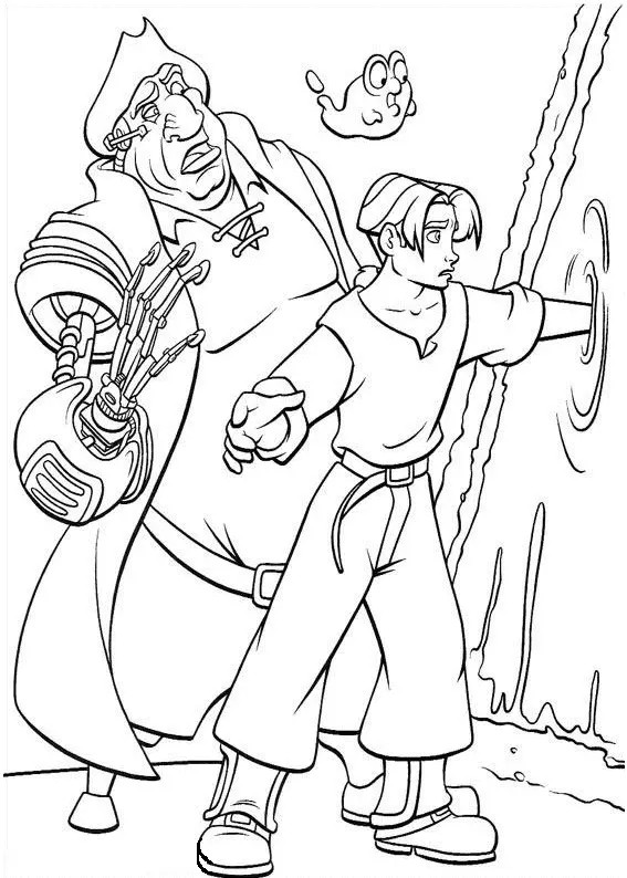 Treasure Planet Coloring Pages 20