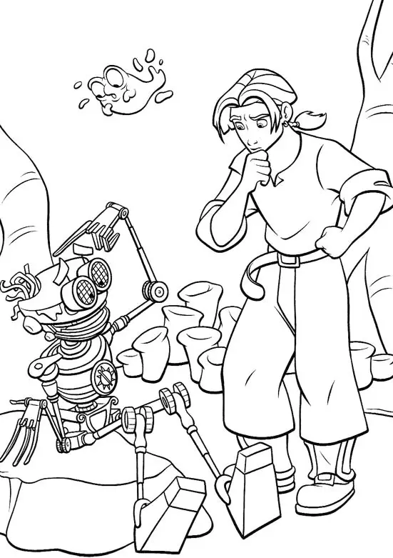 Treasure Planet Coloring Pages 24