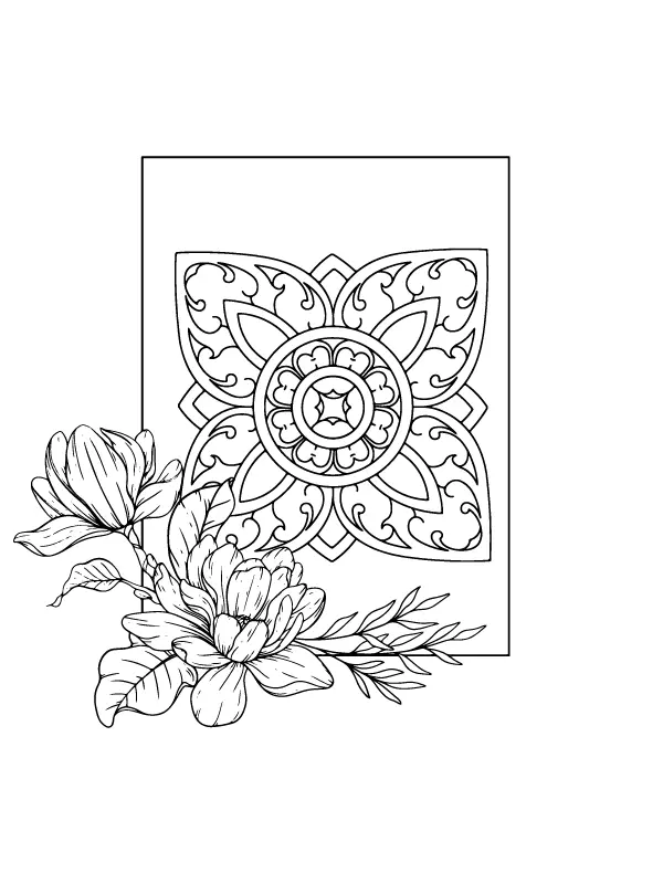 Tribal and Minimal Coloring Pages 4