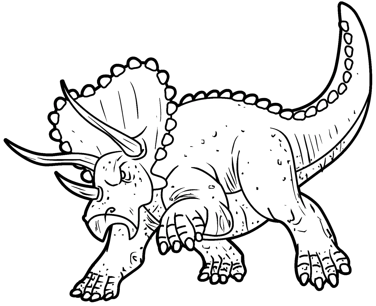 Desenhos de Triceratops Para Colorir 2