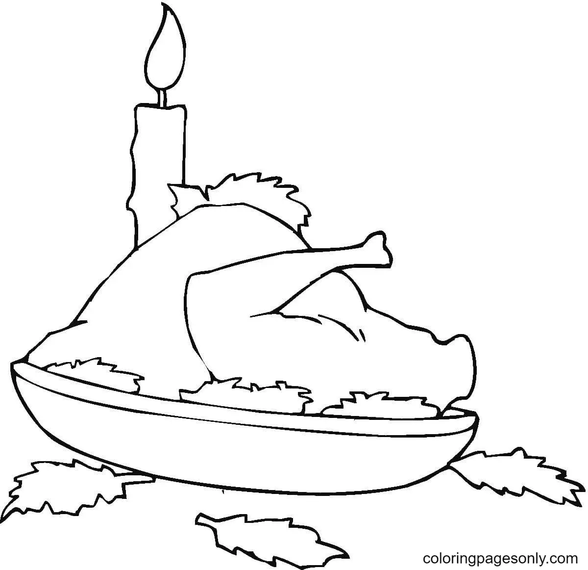 Turkey Coloring Pages 21