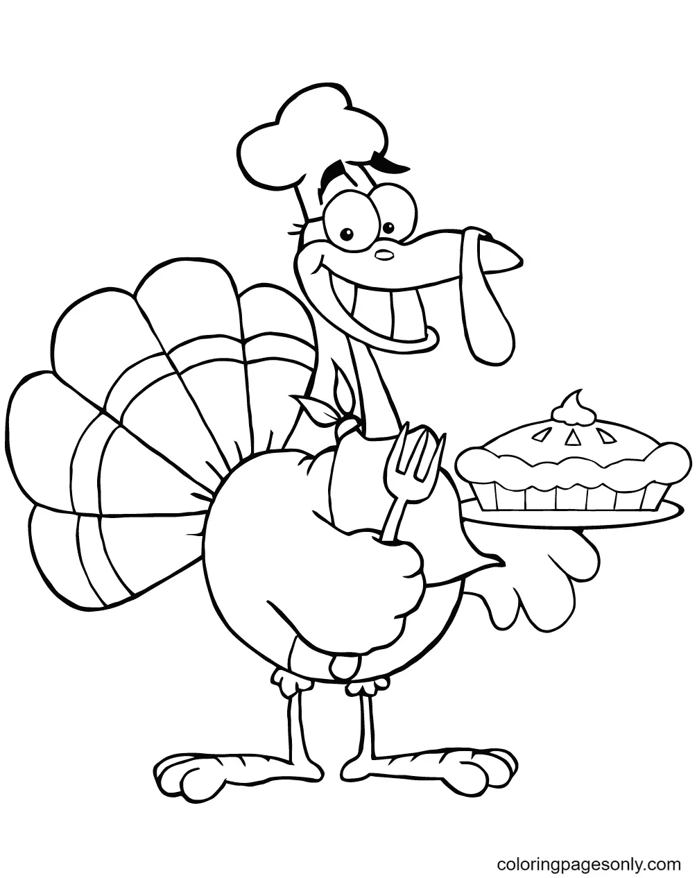 Turkey Coloring Pages 23