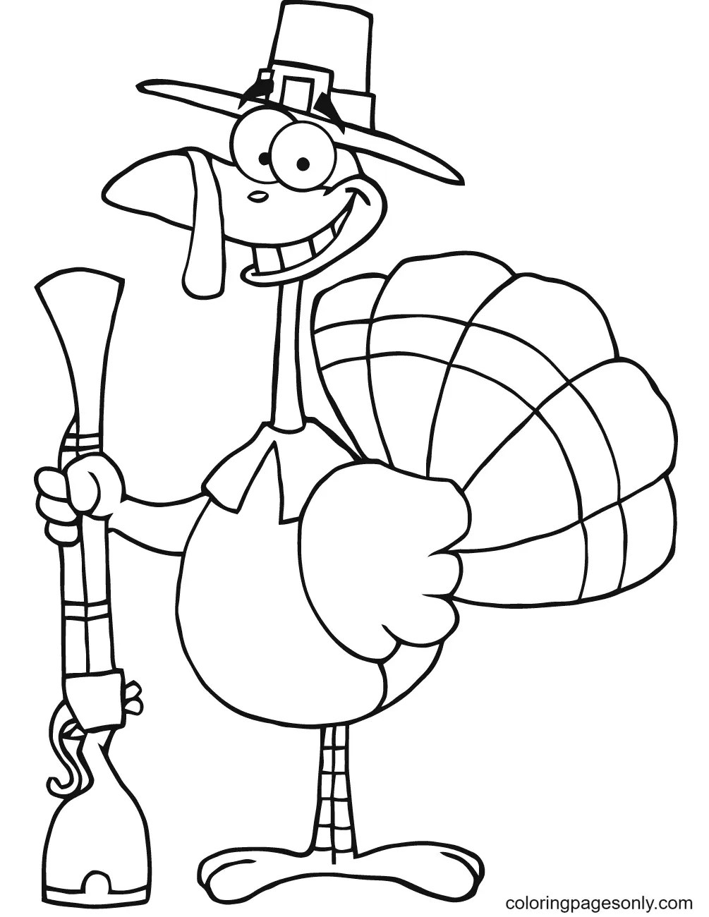 Turkey Coloring Pages 27