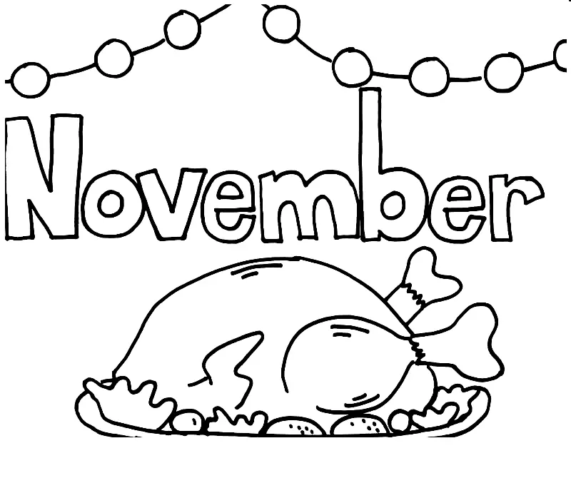 Turkey Coloring Pages 28