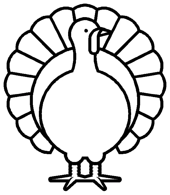 Turkey Coloring Pages 34