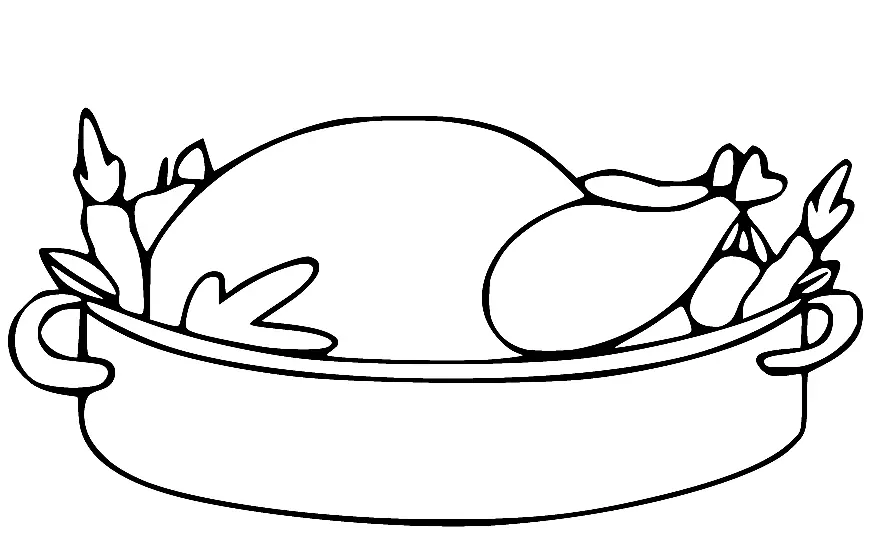 Turkey Coloring Pages 35