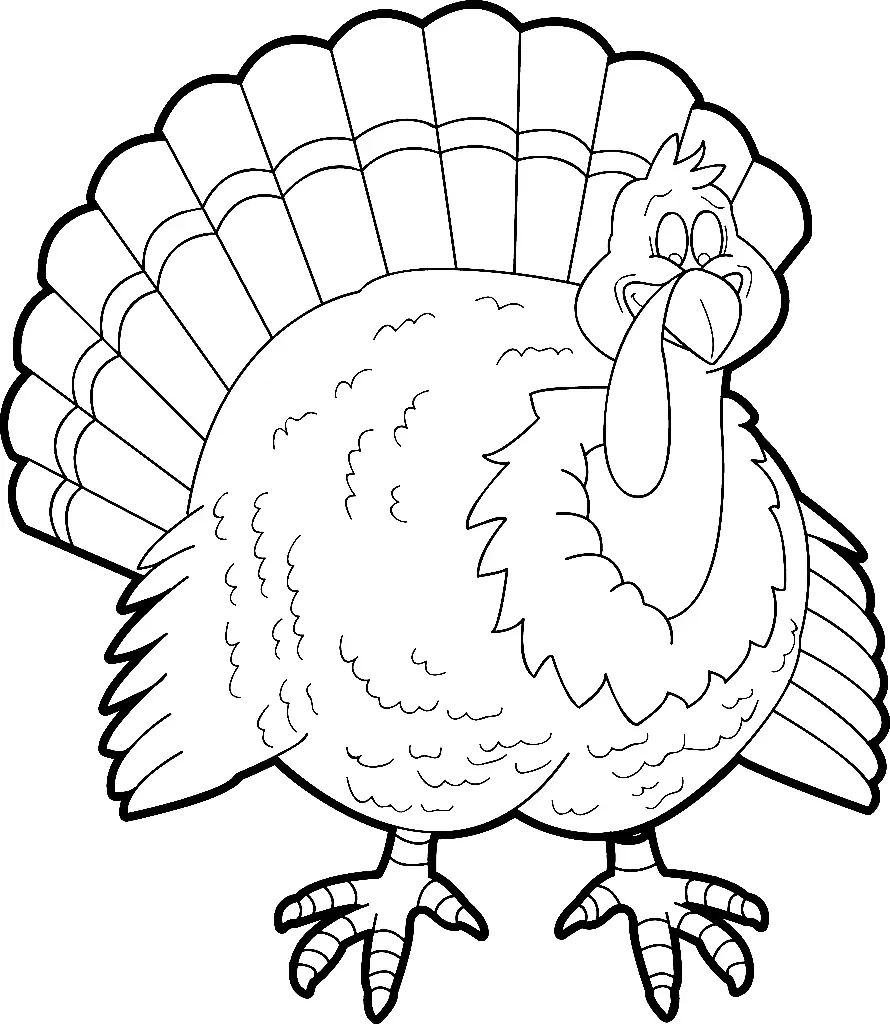 Turkey Coloring Pages 38